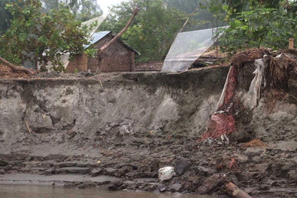 কুড়িগ্রামে পানি নামলেও শুকায়নি বন্যার ক্ষত