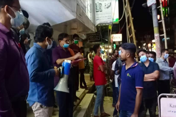 শ্রীমঙ্গলে মাস্ক না পরায় ভ্রাম্যমাণ আদালতের জরিমানা