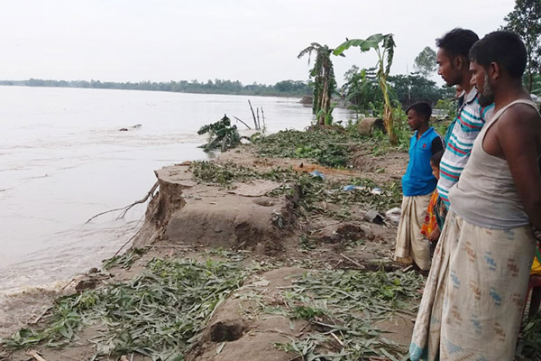 ফের বন্যায় কুড়িগ্রামের অর্ধশতাধিক চর প্লাবিত