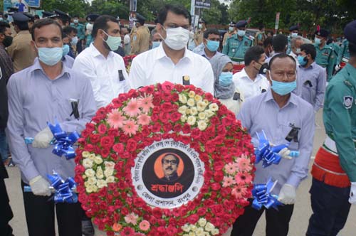 রংপুর শ্রদ্ধায় জাতির জনক বঙ্গবন্ধুকে স্মরণ