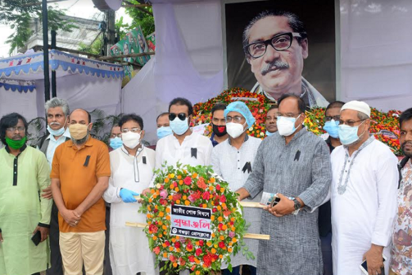 বগুড়া প্রেসক্লাবের উদ্যোগে জাতীয় শোক দিবসে আলোচনা সভা 