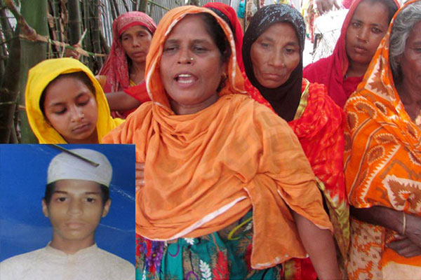 যশোরে শিশু উন্নয়ন কেন্দ্রে ছেলে হত্যার বিচার চাইলেন মা 