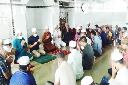 শোক দিবস উপলক্ষে বিশ্বনাথে যুবলীগের দোয়া মাহফিল