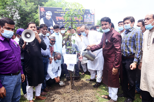 পশ্চিমাঞ্চল রেলে বৃক্ষরোপণ কর্মসূচির উদ্বোধন