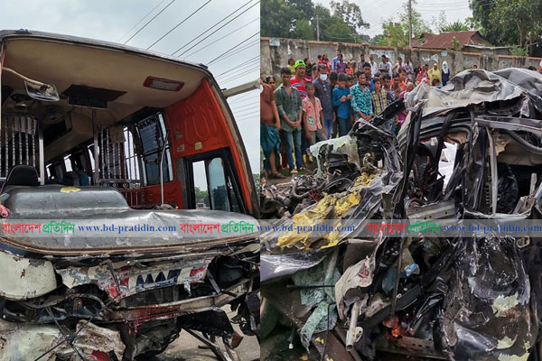 ভালুকায় সড়ক দুর্ঘটনায় শিশু ও নারীসহ নিহত ৬