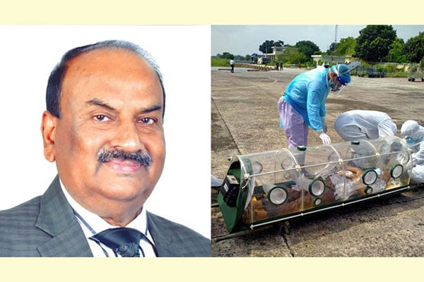 বিশেষ বিমানে ঢাকায় আনা হল করোনা আক্রান্ত এমপি মনসুরকে