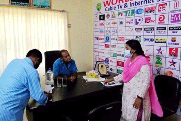 চাঁদপুরে ক্যাবল নেটওয়ার্ক প্রতিষ্ঠানকে জরিমানা