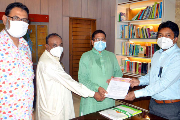 বগুড়া জেলা প্রশাসককে বাংলাদেশ এলপি গ্যাস সোসাইটি’র স্মারকলিপি প্রদান