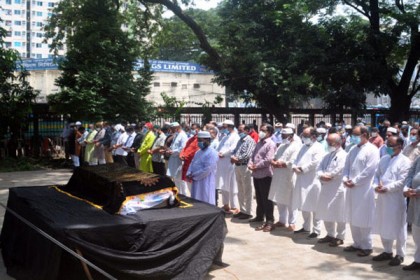 প্রেসক্লাবে রাহাত খানের জানাজা সম্পন্ন