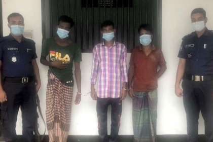 অটোরিকশায় গরু নিয়ে পালানোর সময় আটক ৩