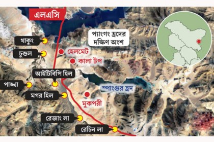 প্যাংগংয়ে চীনের বিপুল পরিমাণ সেনা সমাবেশ, সতর্ক ভারতীয় সেনাবাহিনীও