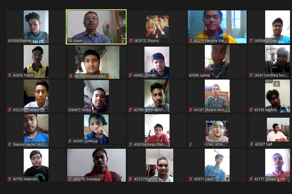 অনলাইন শিক্ষায় আগেই অভ্যস্ত ছিল ঢাকা কমার্স কলেজের শিক্ষার্থীরা