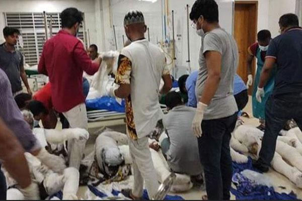 নারায়ণগঞ্জে মসজিদে বিস্ফোরণ, দগ্ধ ৯ জন আইসিইউতে