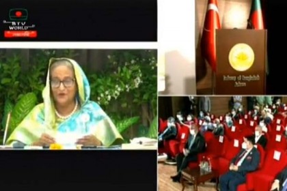 এরদোয়ানকে বাংলাদেশ সফরের আমন্ত্রণ প্রধানমন্ত্রীর