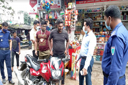স্বাস্থ্যবিধি না মানায় বিশ্বনাথে ৮ ব্যক্তিকে জরিমানা 