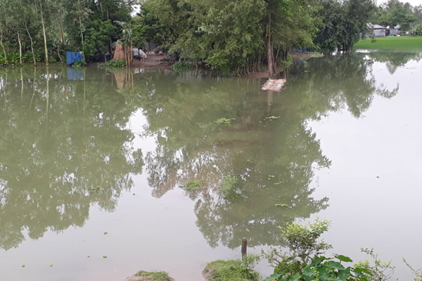 লালমনিরহাটে ধরলার পানি বিপৎসীমার ৩১ সেন্টিমিটার উপরে