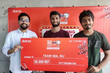 দারাজ 'অ্যাড ক্রিয়েটর হান্টে' বিজয়ীরা পেল লাখ টাকা 

