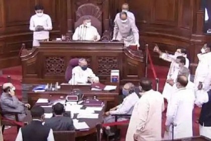 কৃষি বিল নিয়ে ভারতের রাজ্যসভায় তোলপাড়, বরখাস্ত ৮ সাংসদ