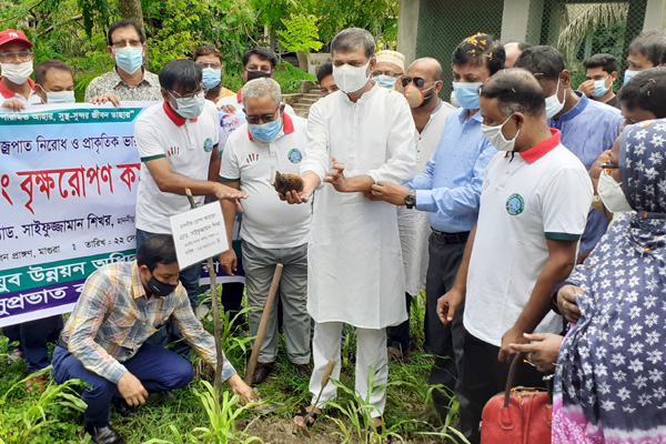 মাগুরায় প্রাকৃতিক ভারসাম্য রক্ষায় তালবীজ রোপণের উদ্বোধন