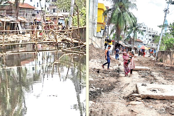 দুই মাস পরে জাগল রাস্তা
