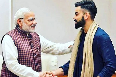 বিরাটের কাছে ফিট থাকার রহস্য জানতে চাইলেন মোদি

