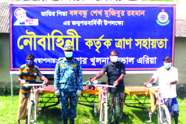  ৫০টি অসহায় ও দুস্থ পরিবারের মাঝে ত্রাণ বিতরণ