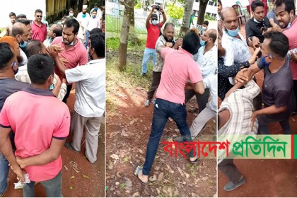 বরিশালে অতিরিক্ত জেলা প্রশাসকের সামনে মারধর, আহত ২