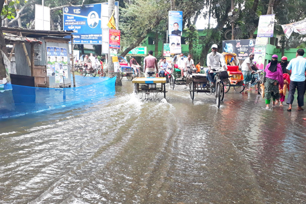 সিংড়ায় বন্যা পরিস্থিতির অবনতি