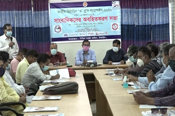 টাঙ্গাইলে ভিটামিন এ প্লাস খাবে ৫ লাখ শিশু