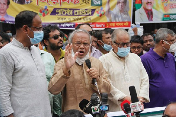 যুবলীগ ছাত্রলীগ নারীর সম্ভ্রমহানিকে শিল্পে পরিণত করেছে : রিজভী