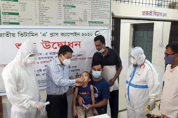 রাঙামাটিতে ভিটামিন এ প্লাস ক্যাম্পেইন শুরু