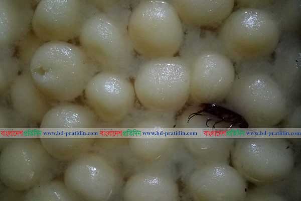 মিষ্টিতে তেলাপোকা   