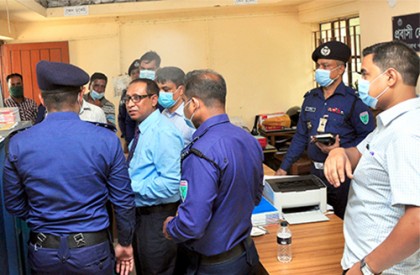 চীফ জুডিসিয়াল ম্যাজিস্ট্রেট’র বিশ্বনাথ পুলিশ স্টেশন পরিদর্শন