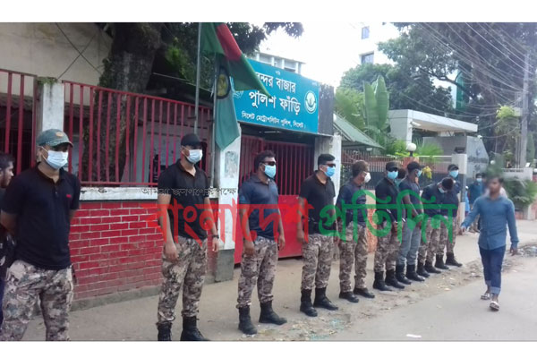সিলেটের বন্দরবাজার পুলিশ ফাঁড়ির ‘নিরাপত্তায়’ সিআরটি