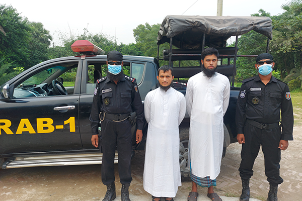 গাজীপুরে জঙ্গি সংগঠনের দুই সদস্য গ্রেফতার