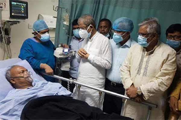 রিজভীকে কেবিনে স্থানান্তর