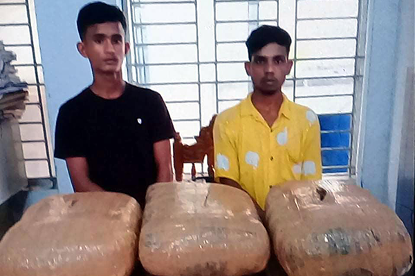 কসবায় গাঁজাসহ গ্রেফতার ২