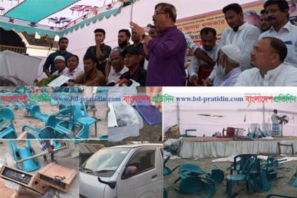রূপগঞ্জে অনুষ্ঠানে মান্না-তৈমূরের ওপর হামলা