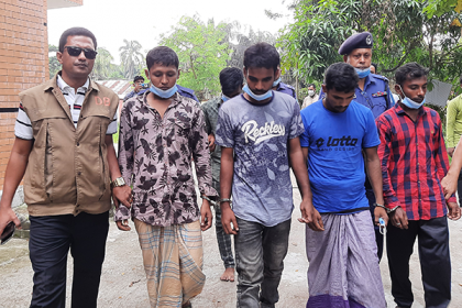 শরীয়তপুর আন্তঃজেলা চোর চক্রের ৭ সদস্য গ্রেফতার 