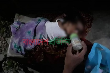 ধামরাইয়ে গভীর রাতে মসজিদের সামনে থেকে নবজাতক উদ্ধার