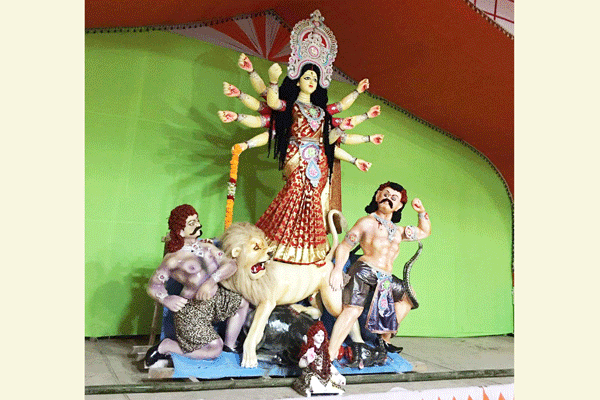 লাকসামে ৩৪টি পূজামণ্ডপে দুর্গোৎসব শুরু