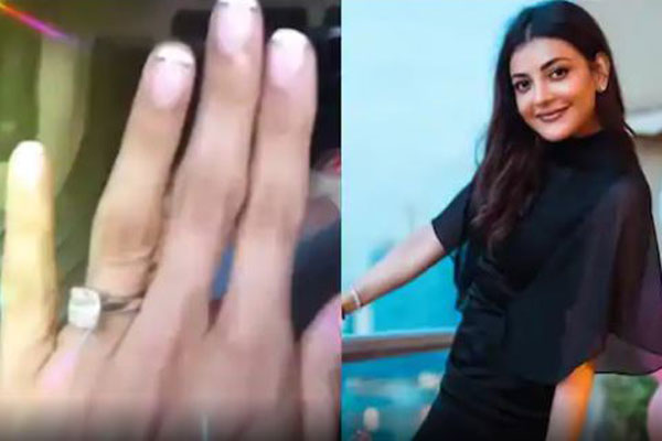 বাগদানের আংটি দেখালেন কাজল