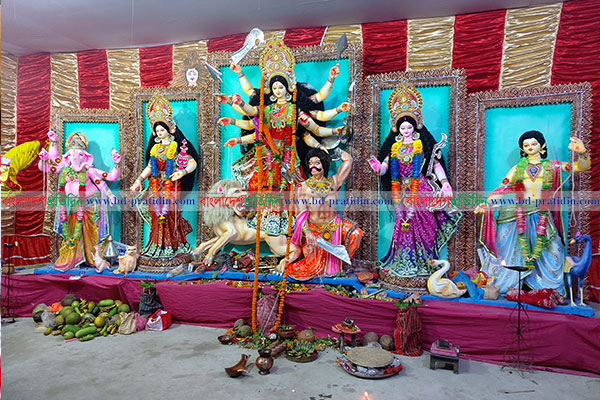 ঐতিহ্যবাহী গোপীনাথ জিউর মন্দিরে দুর্গা পূজা