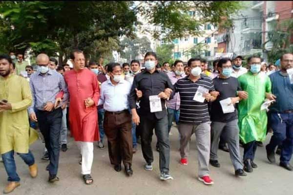 বিএনপি প্রার্থী জাহাঙ্গীরের পক্ষে জিয়াউর রহমান ফাউন্ডেশনের নির্বাচনী প্রচারণা