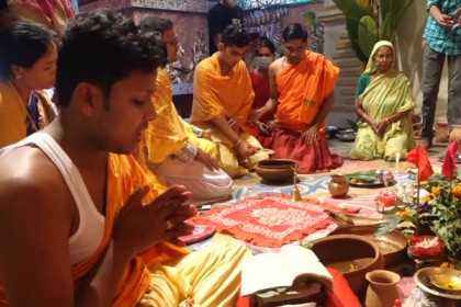 বরিশালে বিজয়া দশমী ও দর্পন বিসর্জন অনুষ্ঠিত