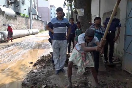 আশুলিয়ায় দুই কিলোমিটার অবৈধ গ্যাস সংযোগ বিছিন্ন