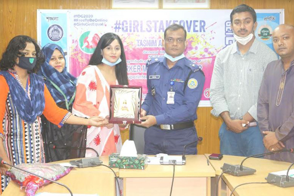 ভোলায় ১ ঘণ্টার পুলিশ সুপার স্কুলছাত্রী‌ রিমি