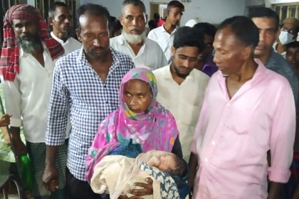 নির্জন বাগানে পড়েছিল নবজাতক 


