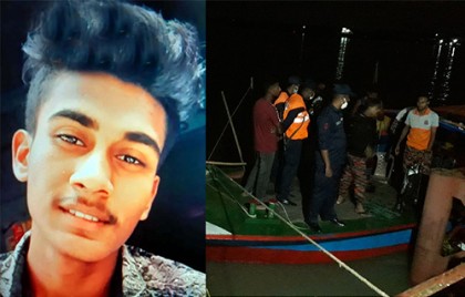 কীর্তনখোলা নদীতে পড়ে তরুণ নিখোঁজ