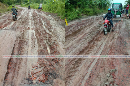 পাহাড় ধসে রাঙামাটি খাগড়াছড়ি সড়ক যোগাযোগ বিচ্ছিন্ন